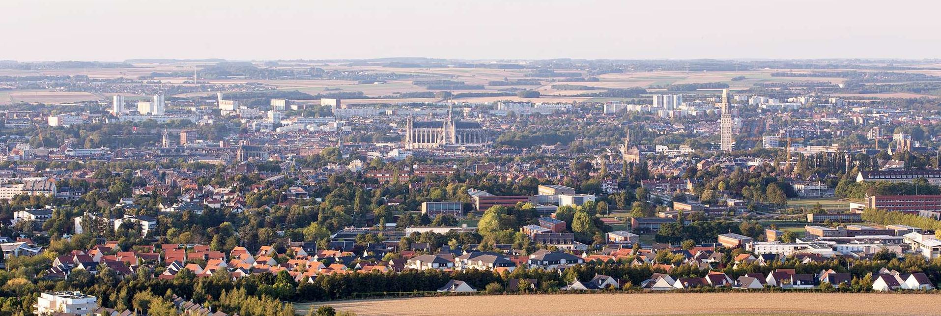 Agglomération amiénoise – quartiers et axes stratégiques